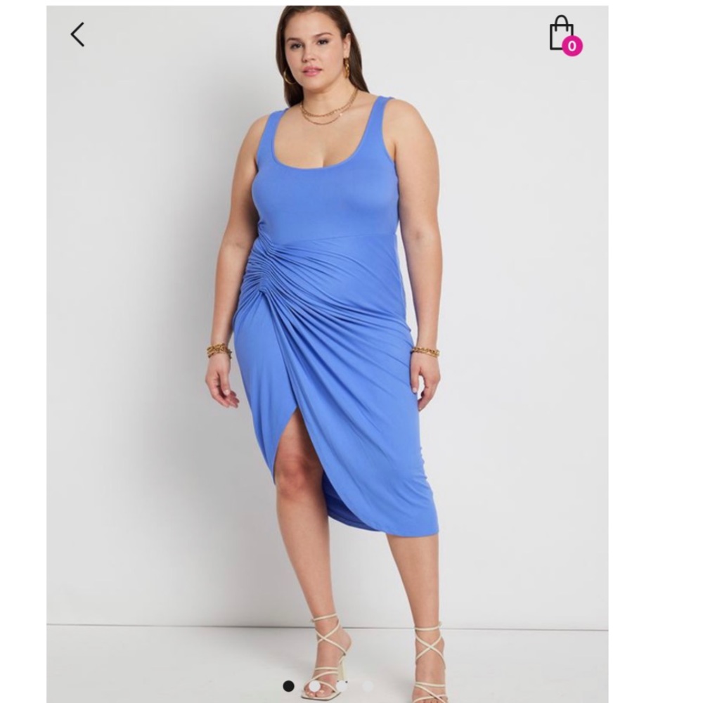 Eloquii Gathered Skirt Dress